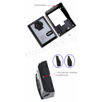 Home-Locking complete deur videofoon 4 draads 9".DT-2232